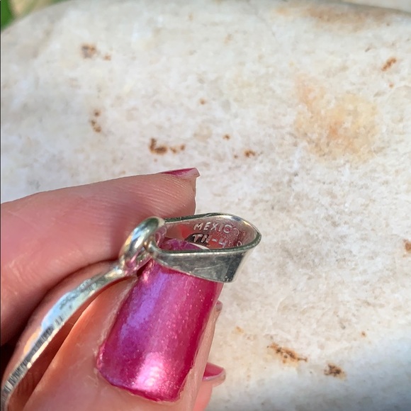 Vintage Sterling Silver Taxco Sea Shell Pendant - Picture 6 of 11